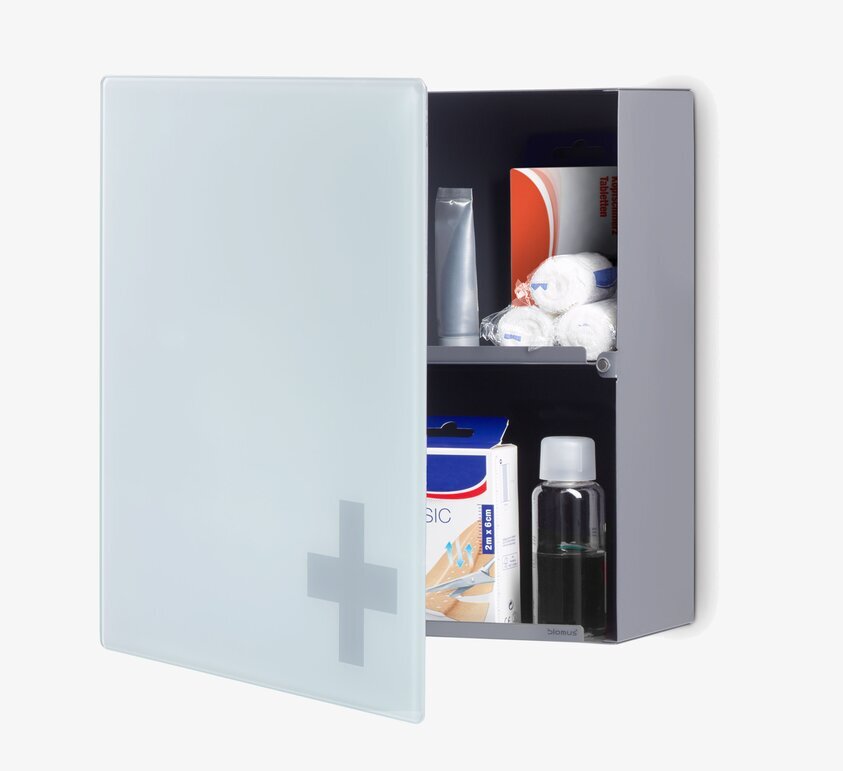 Medico Medicinskåp från Blomus med frostad glassdörr