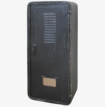 Bild av ett industriellt plåtskåp för stil och funktion